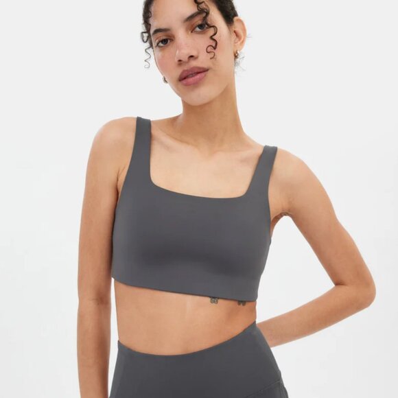 Girlfriend Collective Tommy Cropped Bra - Picture 2 of 2
